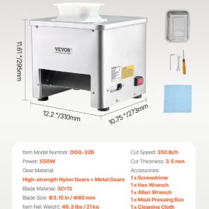 Electric Meat Cutter Machine 550W Commercial Slicer Product Image Sumo Deals