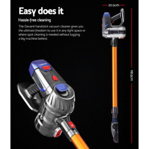 Devanti 150W Cordless Stick Vacuum Cleaner 10000Pa Gold – Sumo Deals Devanti 150W Cordless Stick Vacuum Cleaner 10000Pa Gold Product Image Sumo Deals