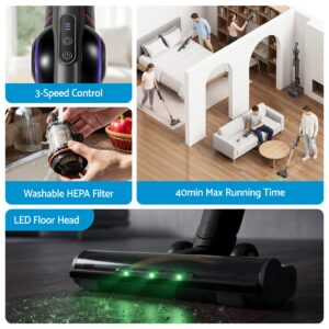 Devanti Cordless Vacuum With Auto-Empty Dust Station – Sumo Deals Cordless Vacuum