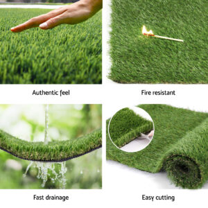 Durable Drainage Backing Structure On Premium Synthetic Grass