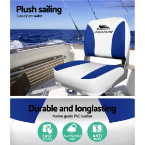 Seamanship Low Back Swivel Folding Boat Seats 2 Pack – Sumo Deals Seamanship Low Back Swivel Folding Boat Seats 2 Pack Product Image Sumo Deals