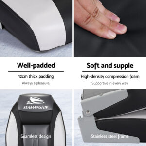Seamanship Boat Seats And Adjustable Pedestals Combo – Sumo Deals Seamanship Boat Seats And Adjustable Pedestals Combo Product Image Sumo Deals