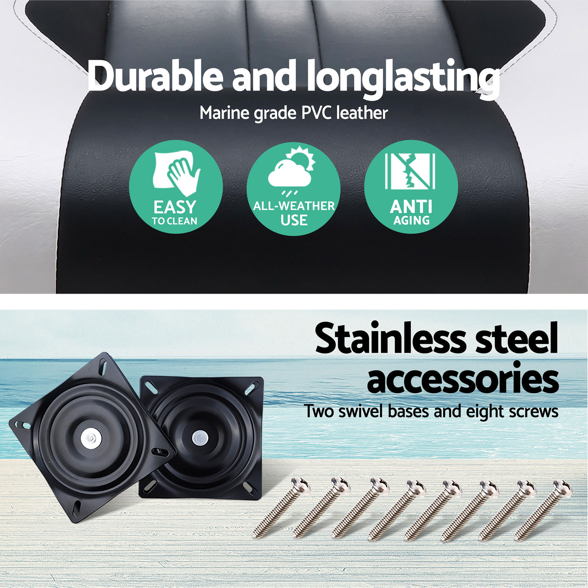 Seamanship Boat Seats And Adjustable Pedestals Combo – Sumo Deals Seamanship Boat Seats And Adjustable Pedestals Combo - Image 7