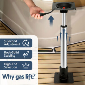 Seamanship Gas Lift Adjustable Boat Seat Pedestal 55-75Cm 2 Pack – Sumo Deals Seamanship Gas Lift Adjustable Boat Seat Pedestal 55-75Cm 2 Pack Product Image Sumo Deals