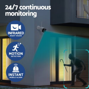 Ul-Tech Wireless Security Camera System 8Ch Nvr 8 Square Cameras Product Image Sumo Deals