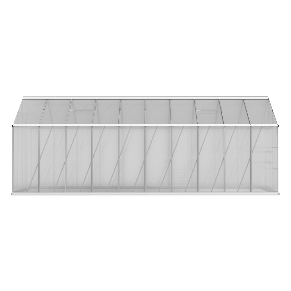 Green Fingers Aluminium Greenhouse 6.03X2.44M – Sumo Deals Aluminium Greenhouse