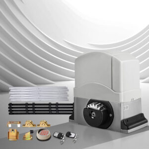 LockMaster 1200kg Electric Sliding Gate Opener motor kit with rails and keypad