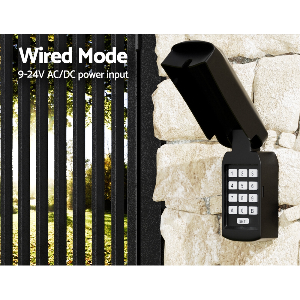 Universal Wireless Gate Opener Keypad Security Lock – Sumo Deals Internal Electronics Chamber Of Universal Wireless Gate Opener Keypad