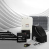 LockMaster solar automatic sliding gate opener motor kit with 40W solar panel