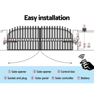 Lockmaster Automatic Dual Swing Gate Opener Kit 20W – Sumo Deals Lockmaster Automatic Dual Swing Gate Opener Kit 20W Product Image Sumo Deals