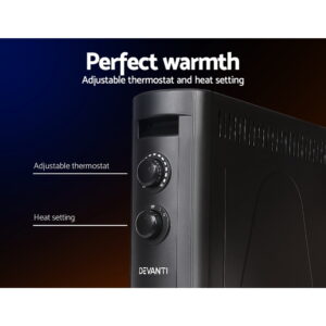 Devanti 2200W Infrared Heater Radiant Heaters Panel Product Image Sumo Deals