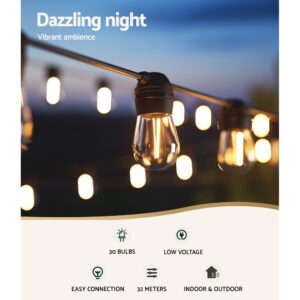 32M Solar Festoon Outdoor Led String Lights – Sumo Deals 32M Solar Festoon Outdoor Led String Lights Product Image Sumo Deals