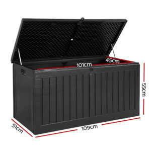 Gardeon 270L Outdoor Storage Box | Lockable Garden Bench – Sumo Deals Outdoor Storage Box