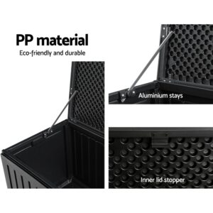 Gardeon 270L Outdoor Storage Box | Lockable Garden Bench – Sumo Deals Outdoor Storage Box