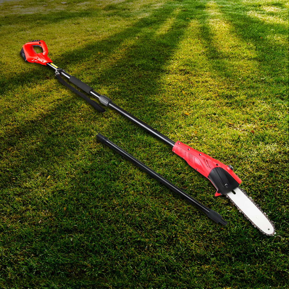 Giantz Cordless Pole Chainsaw 20V 8In Pruner 2.7M – Sumo Deals Cordless Pole Chainsaw
