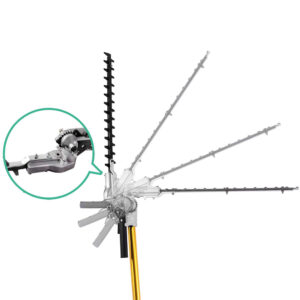 Giantz 2-In-1 Pole Chainsaw &Amp; Hedge Trimmer 12&Quot; Bar – Sumo Deals Pole Chainsaw