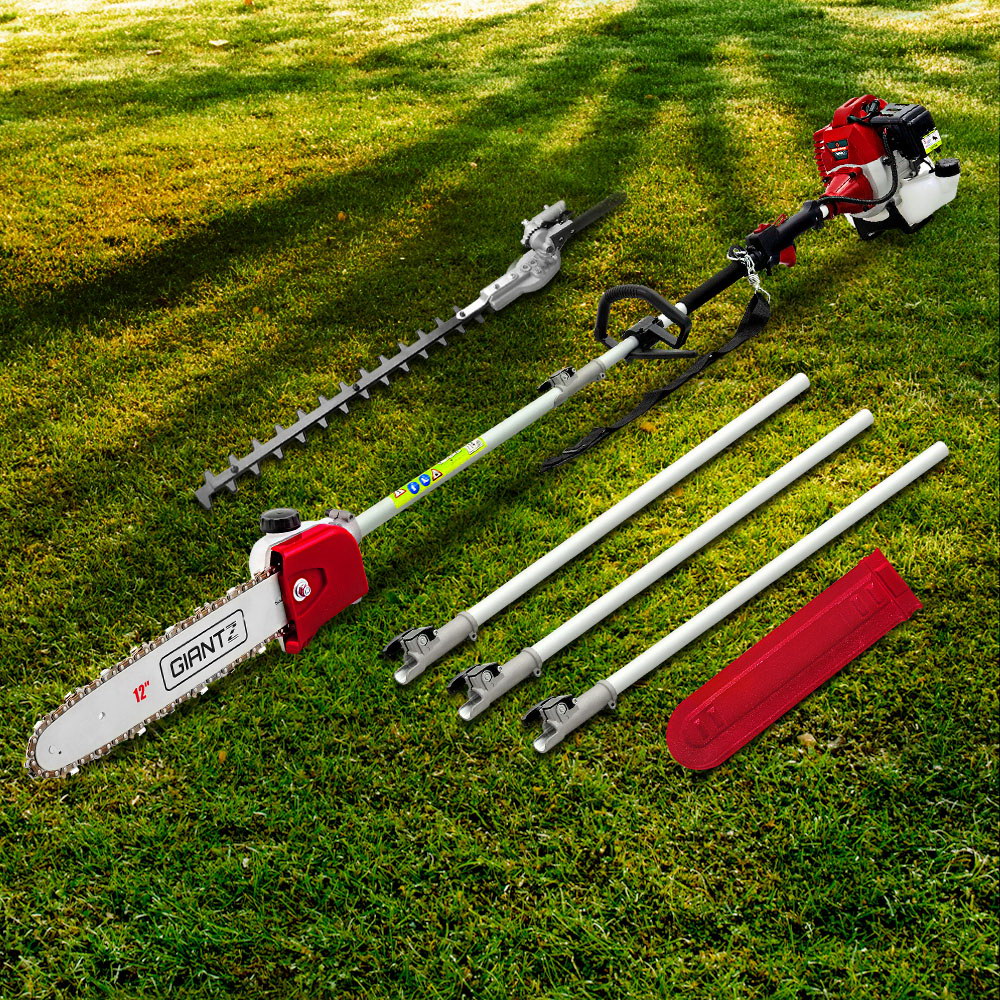 Giantz 2-In-1 Pole Chainsaw &Amp; Hedge Trimmer 12&Quot; Bar – Sumo Deals Pole Chainsaw