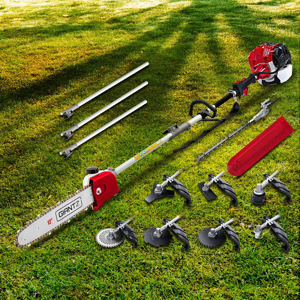 Giantz 9-In-1 Pole Chainsaw | Petrol Hedge Trimmer – Sumo Deals Pole Chainsaw