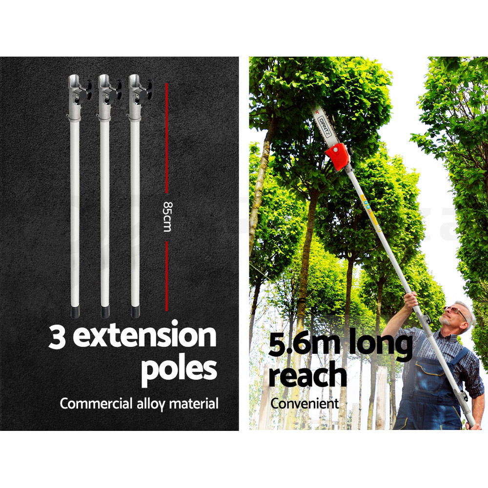 Giantz 4-Stroke Long Reach Chainsaw 12&Quot; Bar – Sumo Deals Long Reach Chainsaw