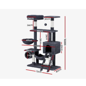 I.pet 144Cm Cat Tree Tower | Scratching Post &Amp; Condo – Sumo Deals Cat Tree Tower