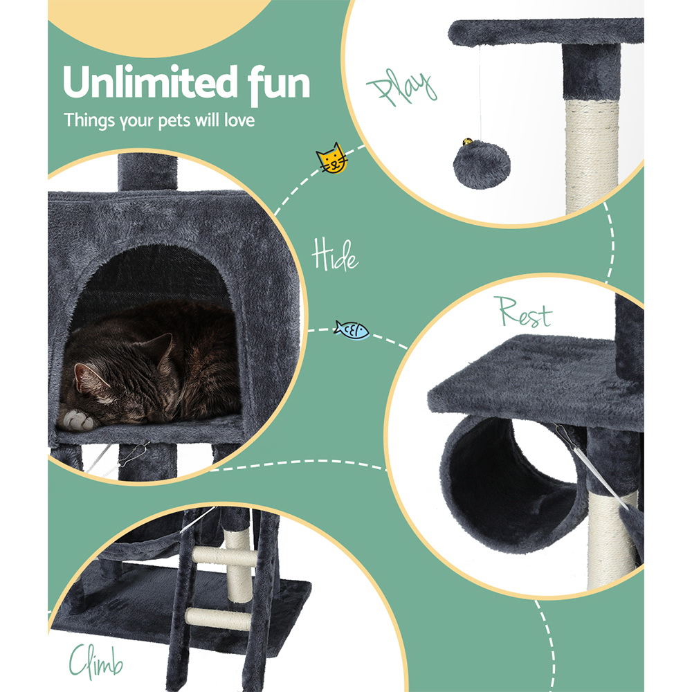 I.pet 144Cm Cat Tree Tower | Scratching Post &Amp; Condo – Sumo Deals Cat Tree Tower