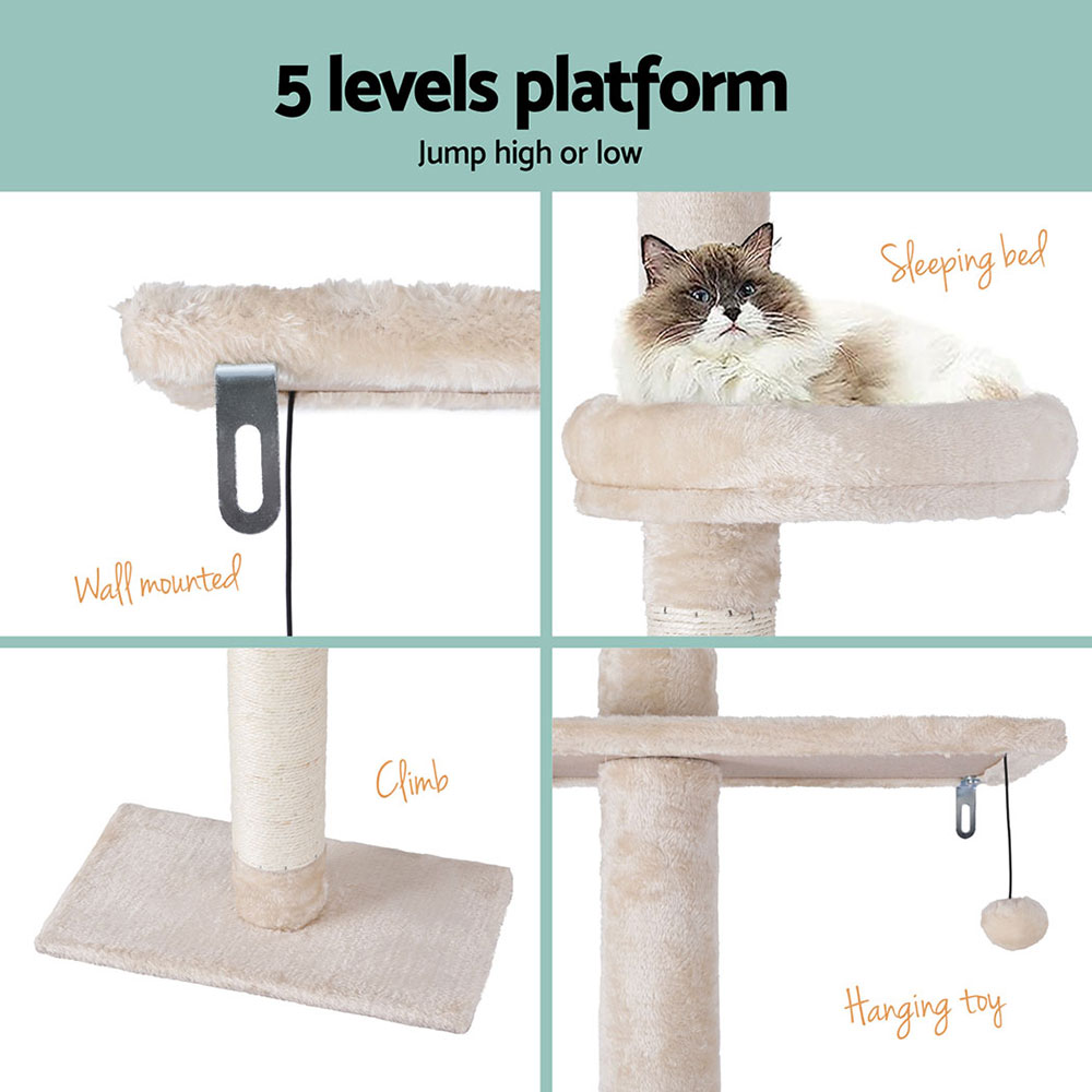 I.pet Cat Tree 290Cm Floor To Ceiling Scratcher – Sumo Deals Cat Tree Floor To Ceiling
