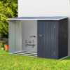 Giantz 2.49X1.04M Steel Garden Shed | Outdoor Storage – Sumo Deals Steel Garden Shed