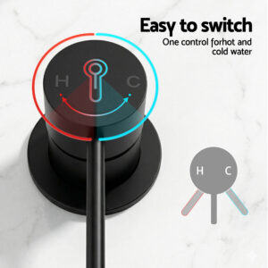 Cefito 8 Inch Overhead Swivel Shower Head With Wall Mixer Product Image Sumo Deals