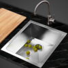 Cefito Stainless Steel Single Bowl Kitchen Sink Top Mount View