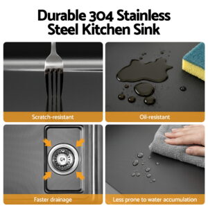 Cefito 304 Stainless Steel Bar Kitchen Basin Sink 68X45Cm – Sumo Deals Cefito 304 Stainless Steel Bar Kitchen Basin Sink 68X45Cm Product Image Sumo Deals