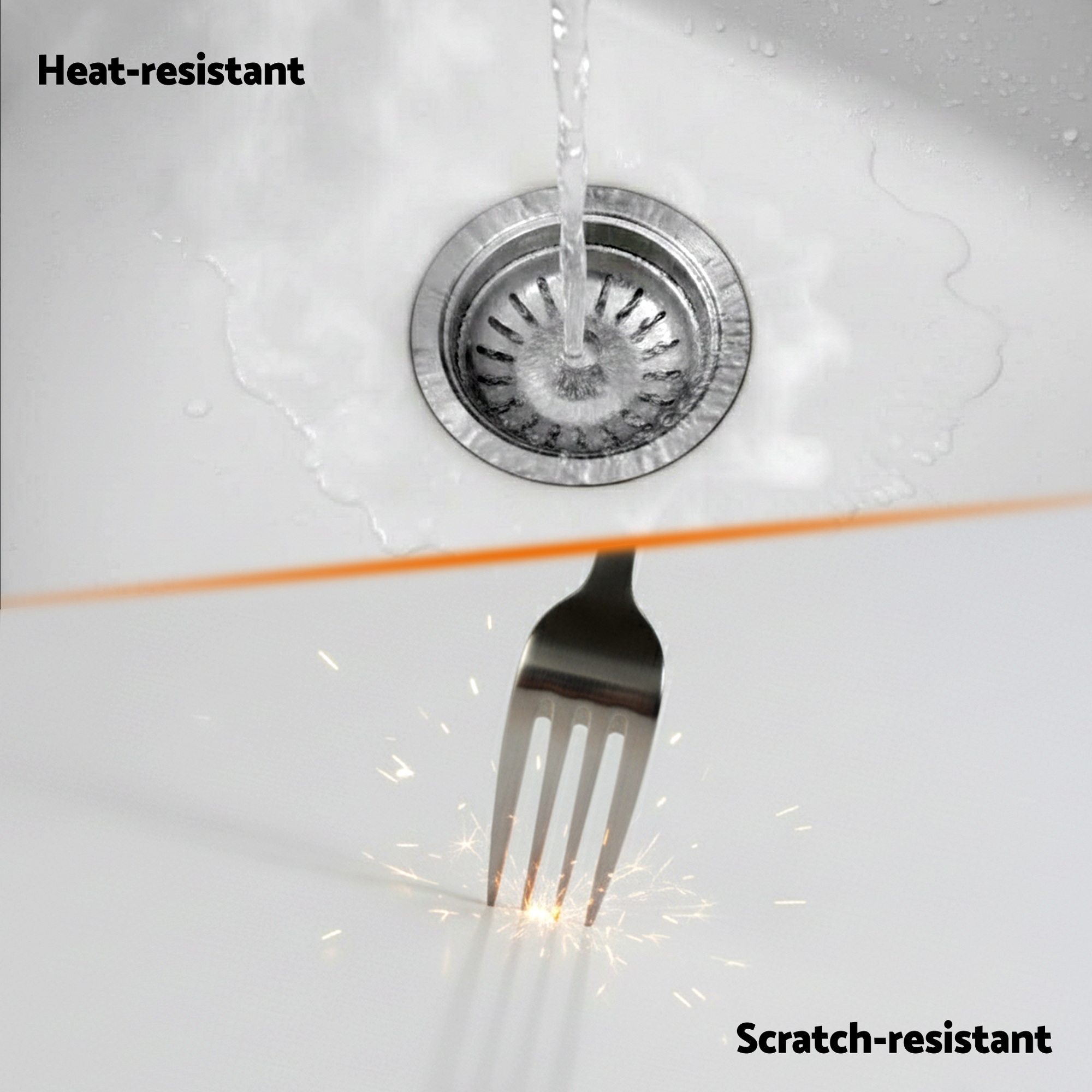 Cefito White Granite Stone Kitchen Sink 38X38Cm – Sumo Deals Cefito White Granite Stone Kitchen Sink 38X38Cm - Image 6