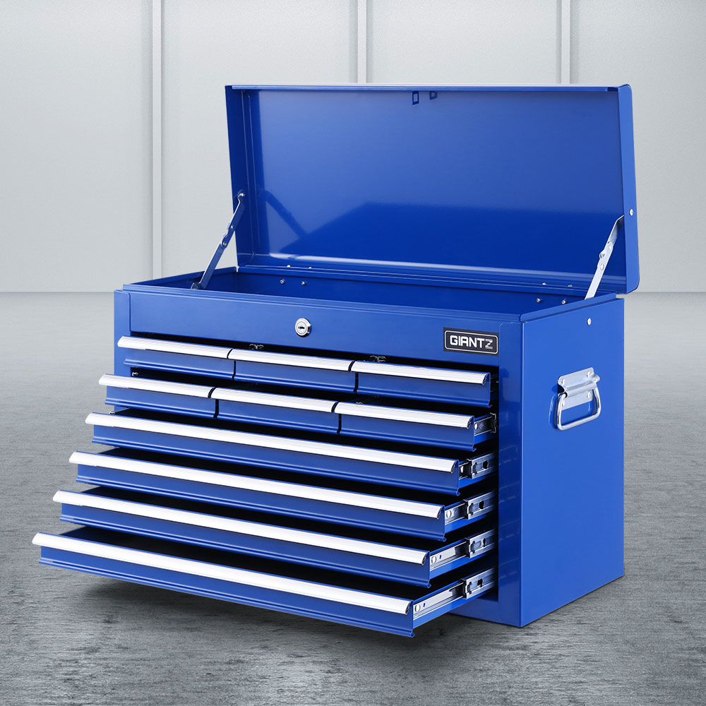 Giantz 10 Drawer Tool Box Cabinet - Blue – Sumo Deals 10 Drawer Tool Box