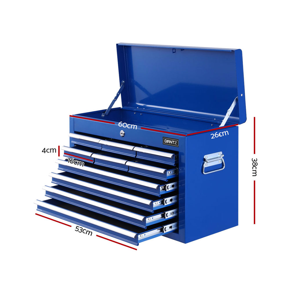 Giantz 10 Drawer Tool Box Cabinet - Blue – Sumo Deals 10 Drawer Tool Box