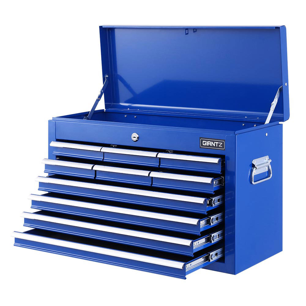 Giantz 10 Drawer Tool Box Cabinet - Blue – Sumo Deals 10 Drawer Tool Box
