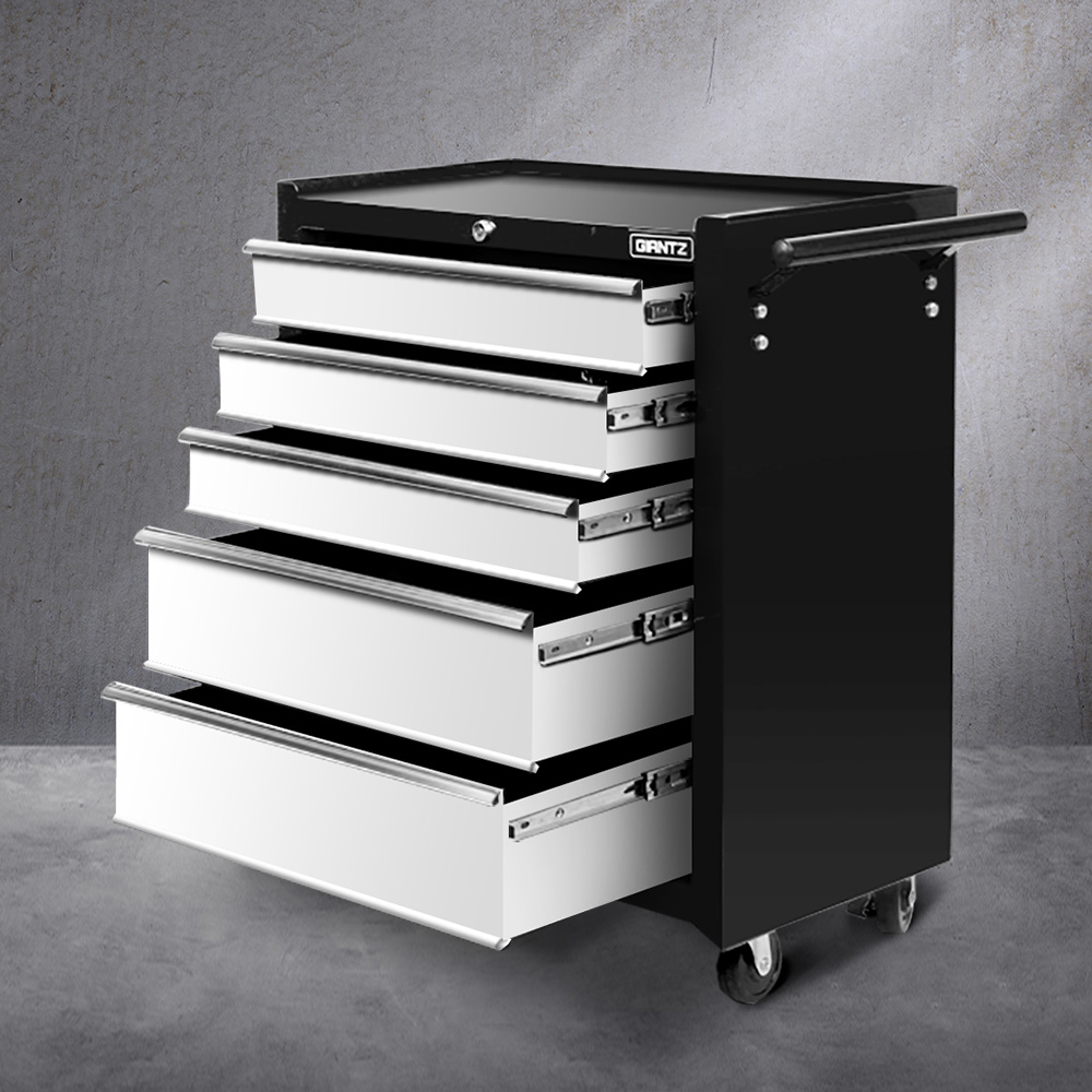 Giantz 5-Drawer Tool Box Trolley | Grey Storage – Sumo Deals 5-Drawer Tool Box