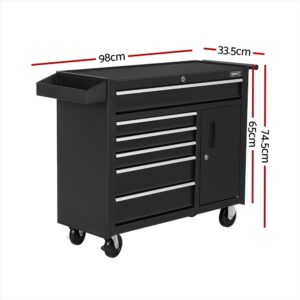 Giantz 6 Drawer Tool Box Chest With Wheels – Sumo Deals 6 Drawer Tool Box