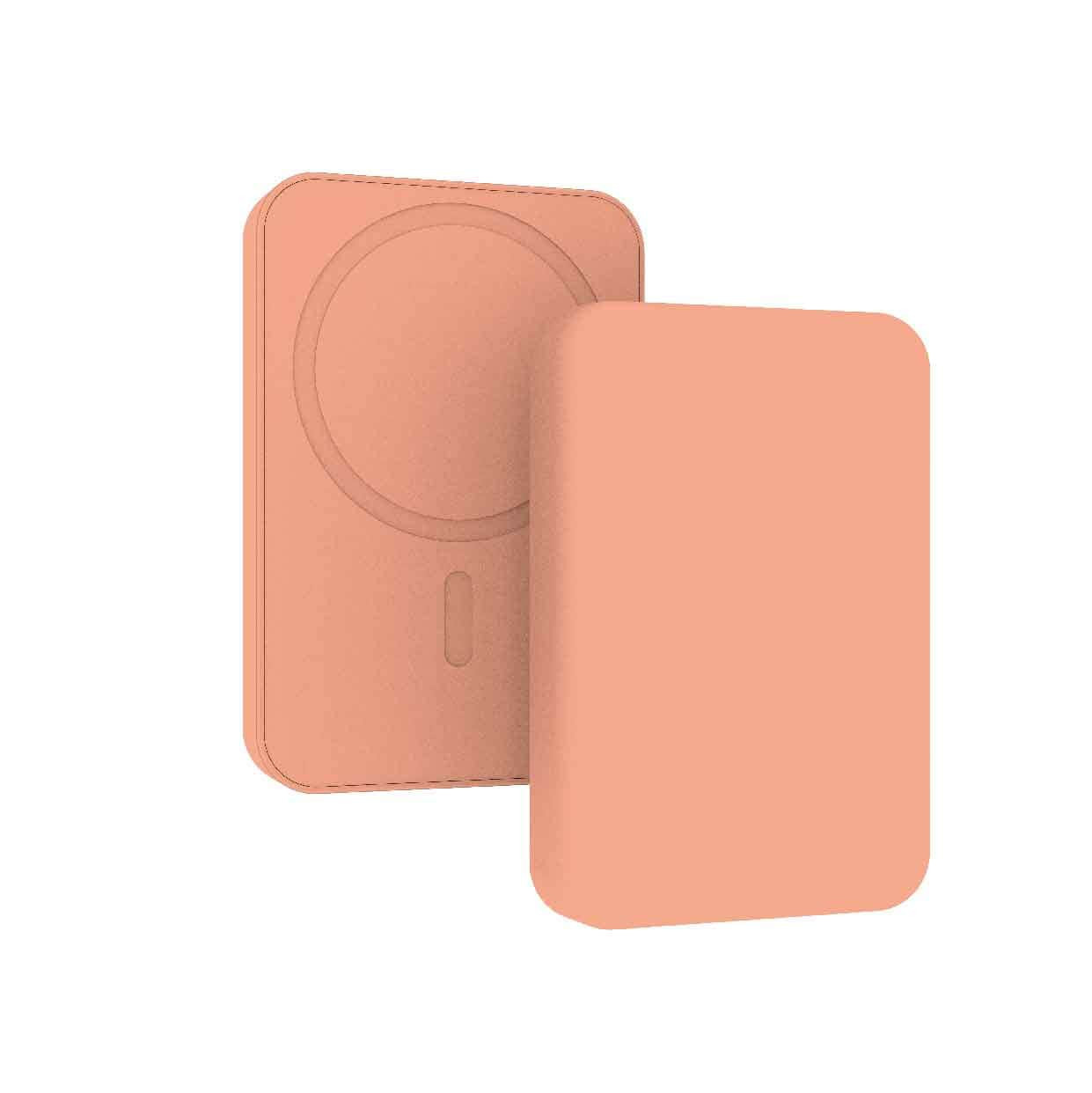 Laser 5000Mah Magnetic Wireless Power Bank Peach – Sumo Deals Magnetic Wireless Power Bank