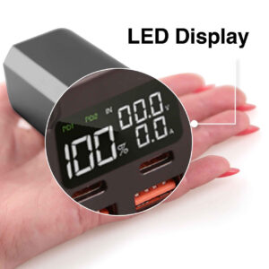 Laser 100W Pd 20000Mah Laptop Power Bank Black – Sumo Deals Laptop Power Bank