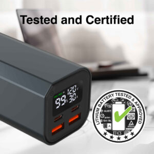 Laser 100W Pd 20000Mah Laptop Power Bank Black – Sumo Deals Laptop Power Bank