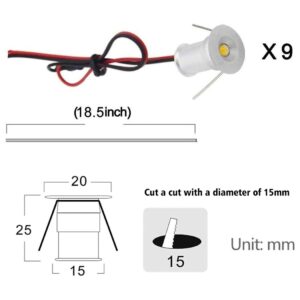9 Pack Slim Led Recessed Ceiling Downlights 6000K Product Image Sumo Deals