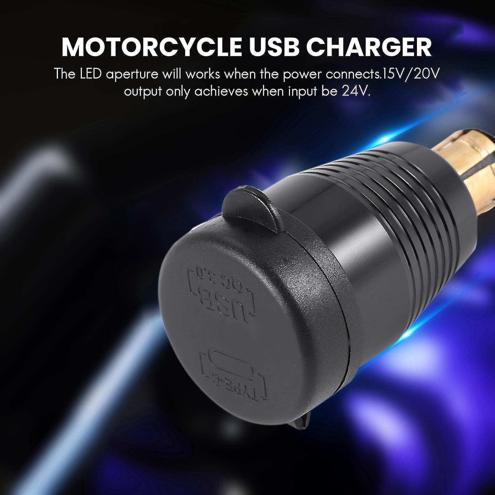 Motorcycle Din Usb-C &Amp; Qc3.0 Charger – Sumo Deals Motorcycle Din Charger