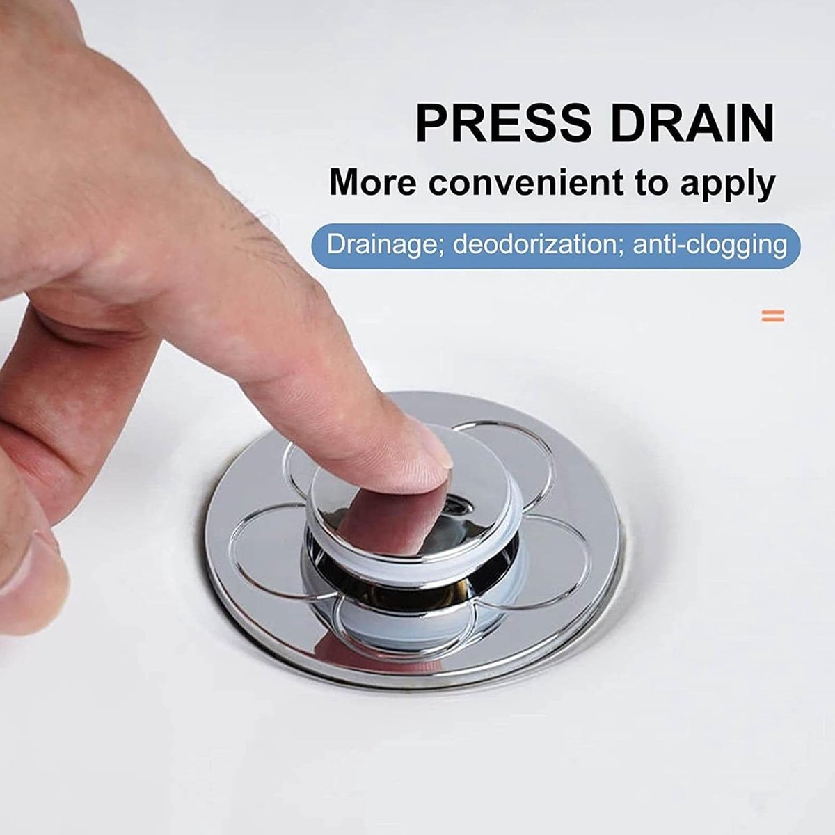 Universal Pop Up Sink Drain Plug Stopper – Sumo Deals Universal Pop Up Sink Drain Plug Stopper - Image 3