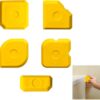 5pc Silicone Caulking Spatula Set Joint Finisher Kit