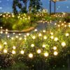 4 Pack Solar Garden Lights – LED Firefly Style
