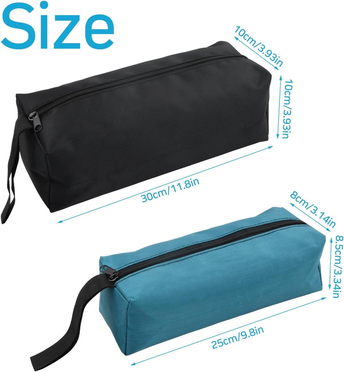 Heavy Duty Waterproof Tool Bag 2Pc Set Black Blue – Sumo Deals Heavy Duty Waterproof Tool Bag 2Pc Set Black Blue - Image 2