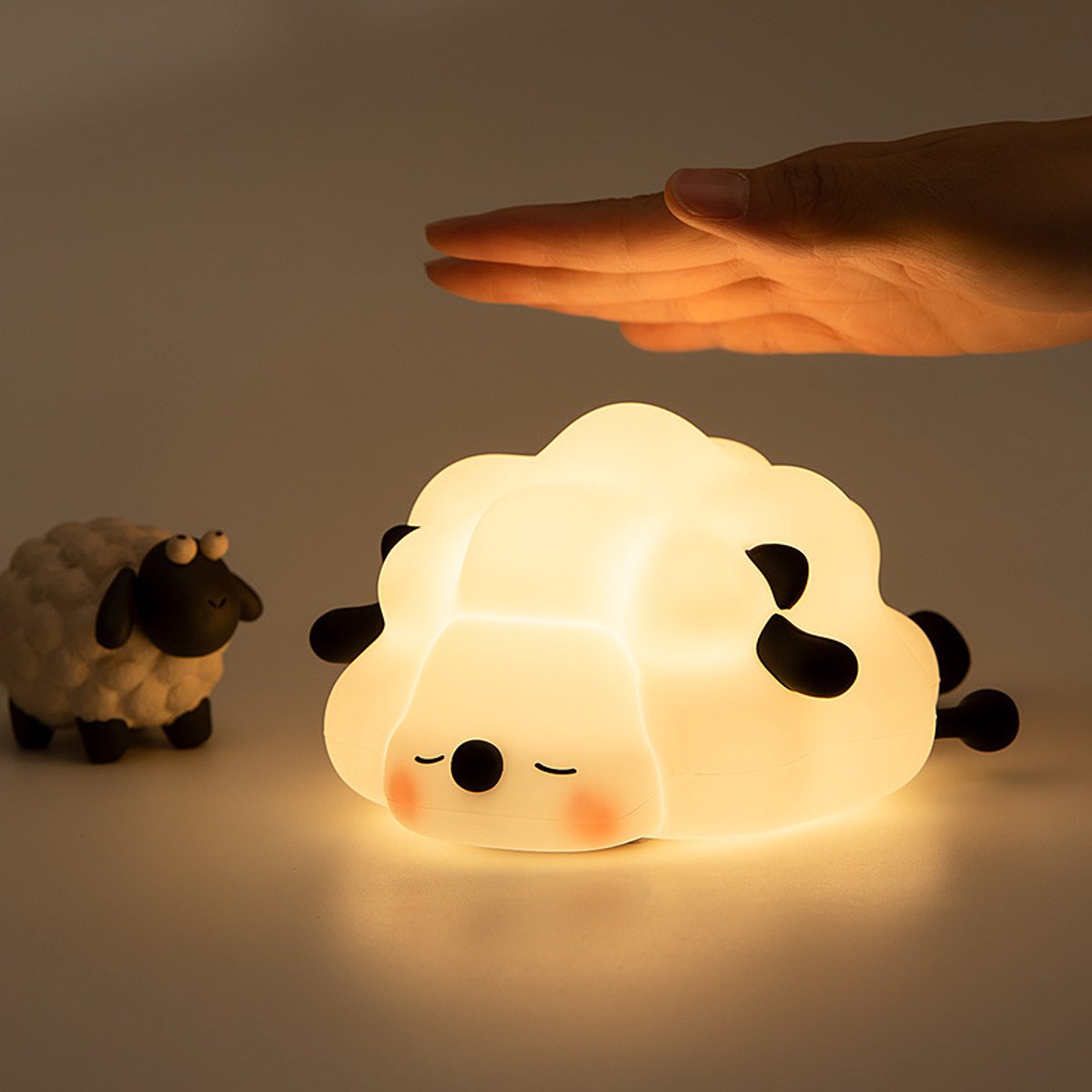 Sheep Night Light For Children With Timer &Amp; Dimmer – Sumo Deals Portable Silicone Sheep Led Night Lamp For Bedroom Decoration