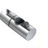24mm Round Chrome Handheld Shower Head Holder Slider with push button