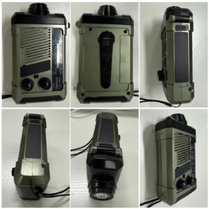 Portable Wind-Up Camping Radio And Power Bank - Orange Product Image Sumo Deals