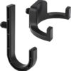 Allecta - Set of 2 Storage Hooks for Sheds | V-Shaped Tool Hooks | Storage Accessories - Black | Suitable for Craftsman Sheds
