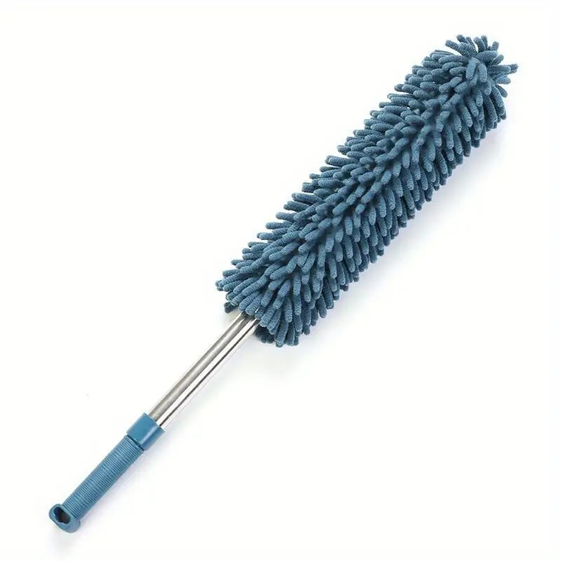 Microfiber Extendable Static Duster In Navy Blue – Sumo Deals (Navy Blue)Household Cleaning Duster / Static Duster / Dust Sweeper / Telescopic &Amp; Non-Shedding / Washable &Amp; Bendable / High-Reach Cleaning Tool / Cleaning Tools &Amp; Supplies